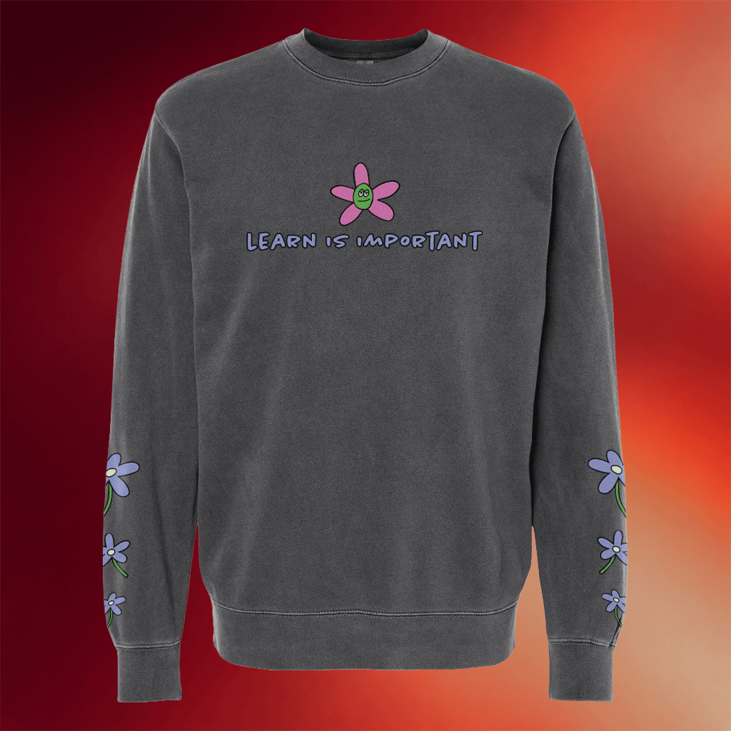 Try Guys Merch 2026 Learn Is Important Crewneck Sweatshirt Gift Ideas For BFF - Merchluma