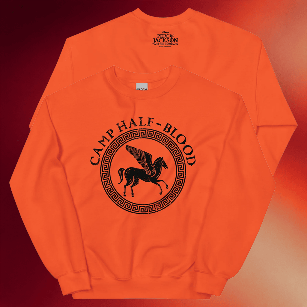 Percy Jackson Merch Percy Jackson Crewneck Camp Half-Blood Sweatshirt Present For Husband - Merchluma
