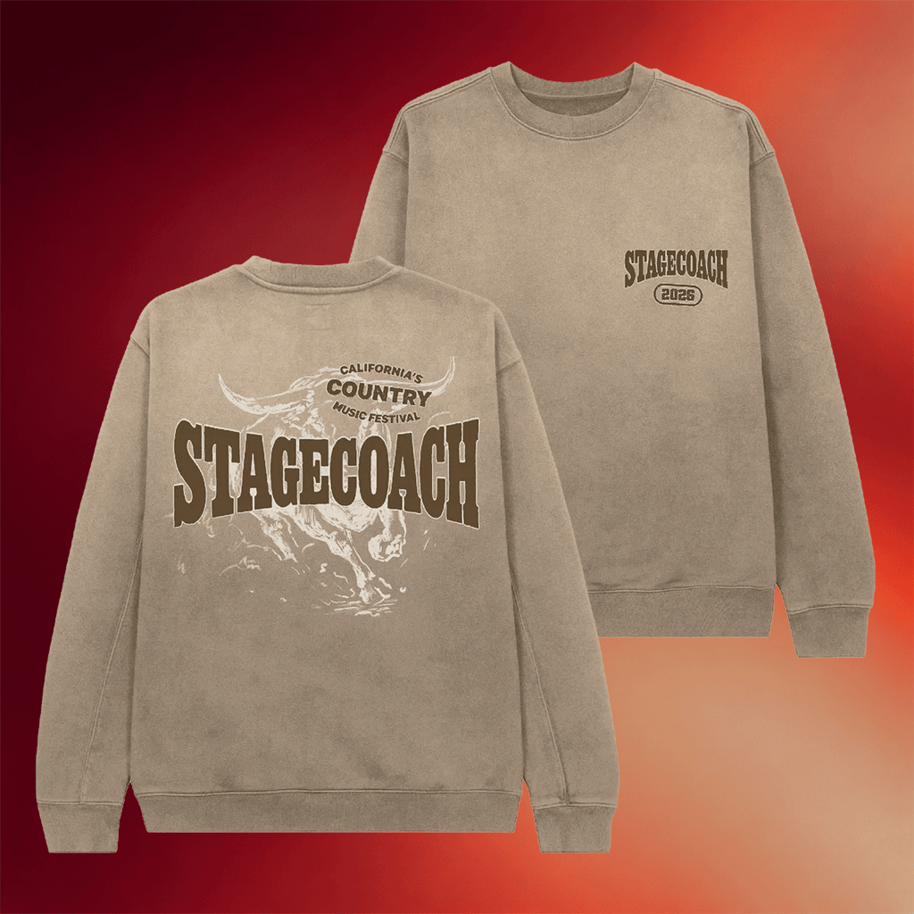 Stagecoach Merch 2026 By The Horns Sweatshirt Country Music Festivals 2026 Sweatshirt Fan Gifts - Merchluma