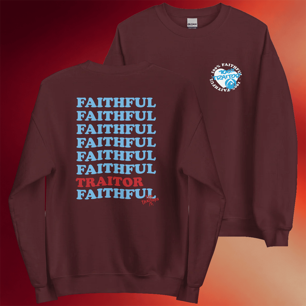 Traitors Merch Faithful Or Traitor Sweatshirt Birthday Present For Sister - Merchluma