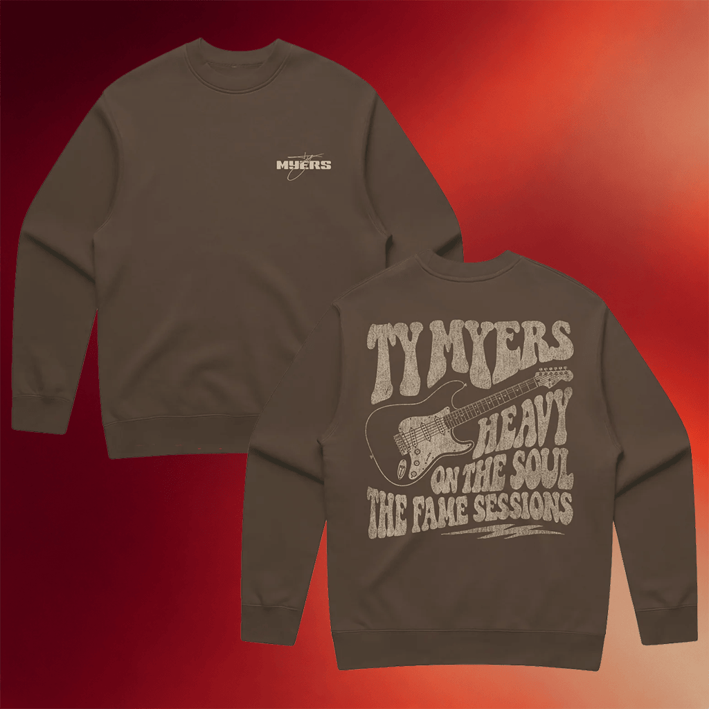 Ty Myers Merch Heavy On The Soul The Fame Sessions Sweatshirt Ty Myers Apparel Gifts For Fans - Merchluma