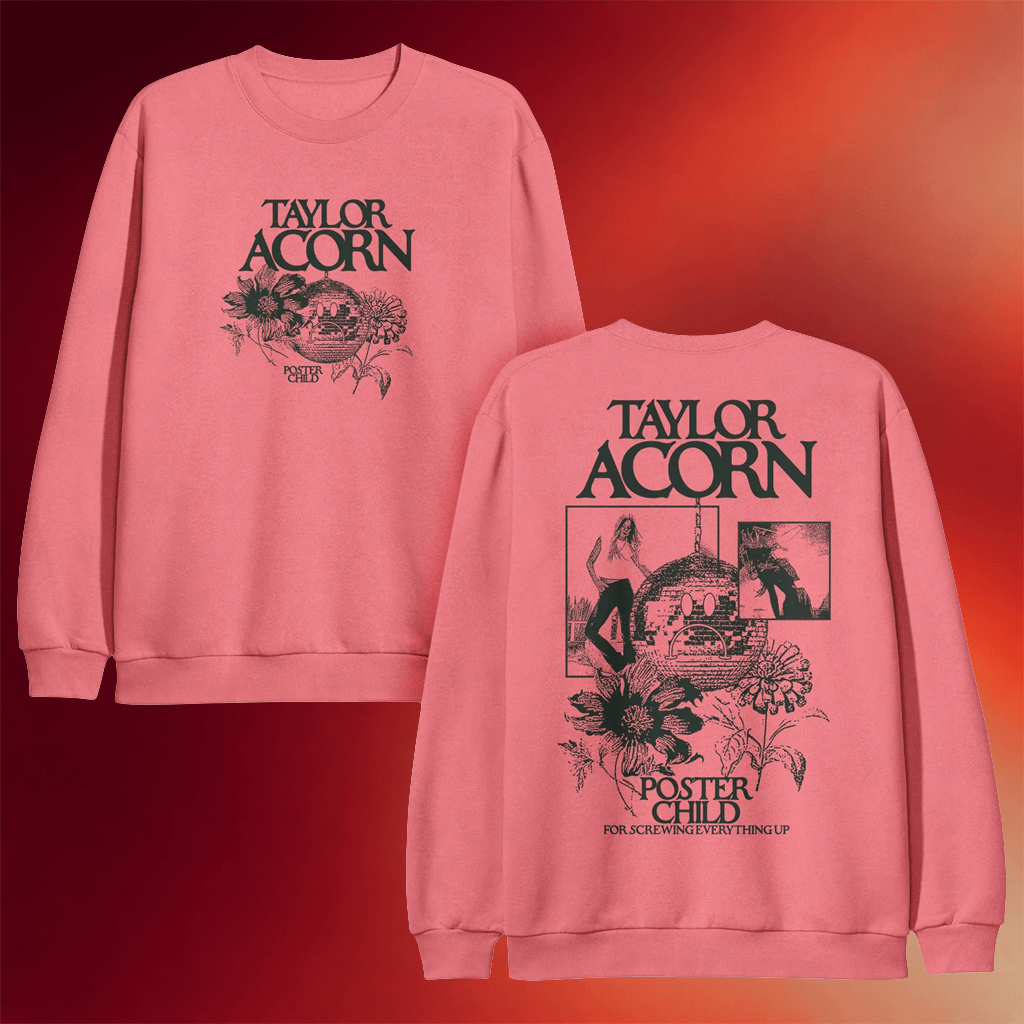 Taylor Acorn Merch 2026 Disco Ball Crewneck Poster Child Sweatshirt Gifts For Music Lovers - Merchluma
