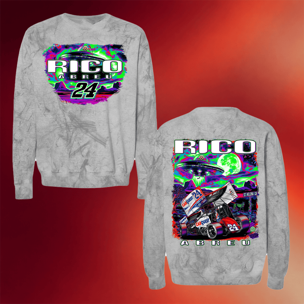 Rico Abreu Merch 2026 Project 24 Crewneck Rico Abreu Sweatshirt Gifts For Racing Fans - Merchluma