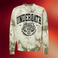 Underoath Merch Tiger Tie Dye Crewneck Underoath Sweatshirt Gifts For Rock Band Fans - Merchluma