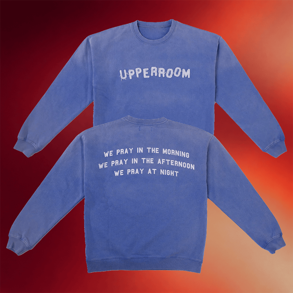 Upperroom Merch 2026 Pray Crewneck Christian Sweatshirt Faith Based Gifts Ideas - Merchluma