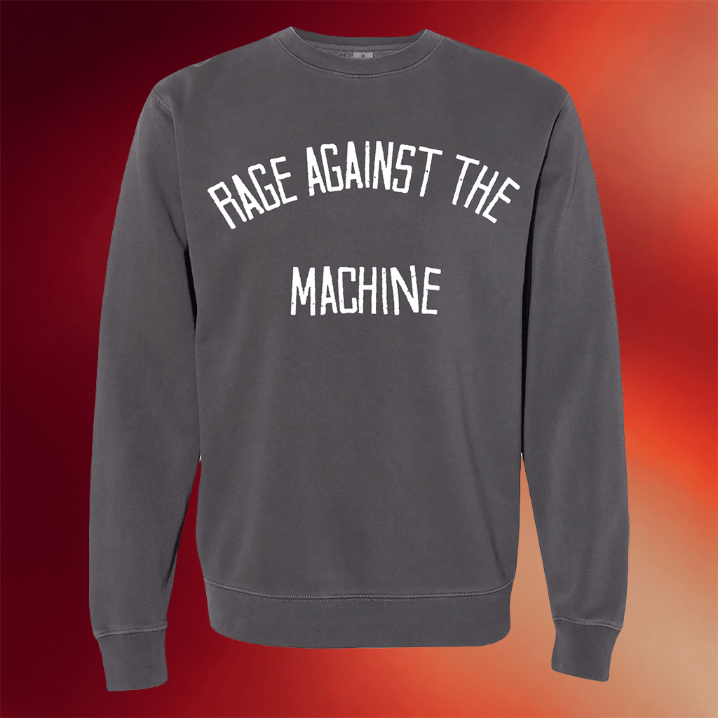 Rage Against The Machine Merch RATM Text Sweatshirt Best Gifts For Music Lovers - Merchluma
