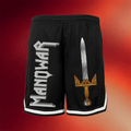 Manowar Merch 2026 Sword Shorts Manowar Band Merch Music Related Gifts For Guys - Merchluma