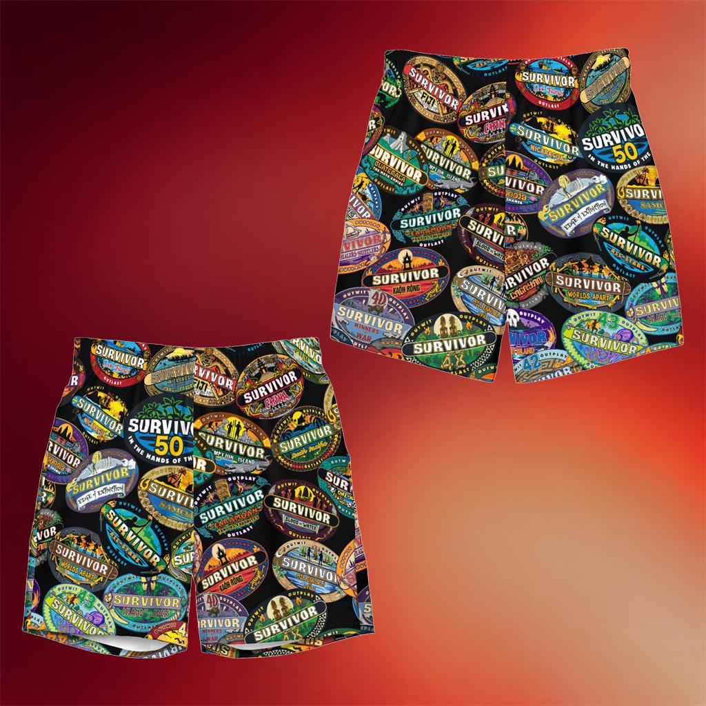 Survivor Merch 2026 Survivor Trunks Logo Toss Shorts Unique Gift For Brothers - Merchluma