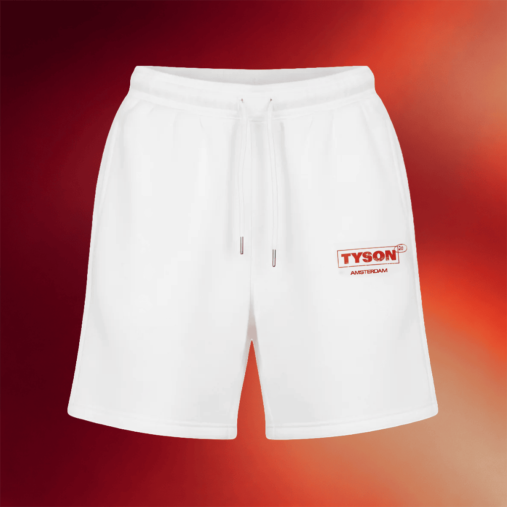 Tyson 20 Merch 2026 Logo White Shorts Tyson 20 Amsterdam Shorts Unique Gifts For BFF - Merchluma