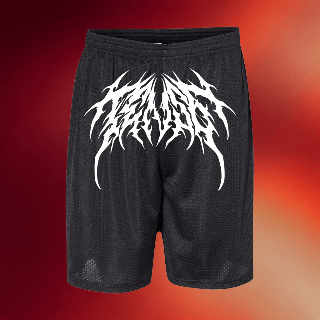 Ten56 Merch 2026 Metal Logo Mesh Shorts Ten56 Apparel Best Gifts For Husband - Merchluma
