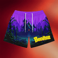 Baylen Levine Merch Benitez Halloween Mesh Shorts Gift Ideas For Brother - Merchluma