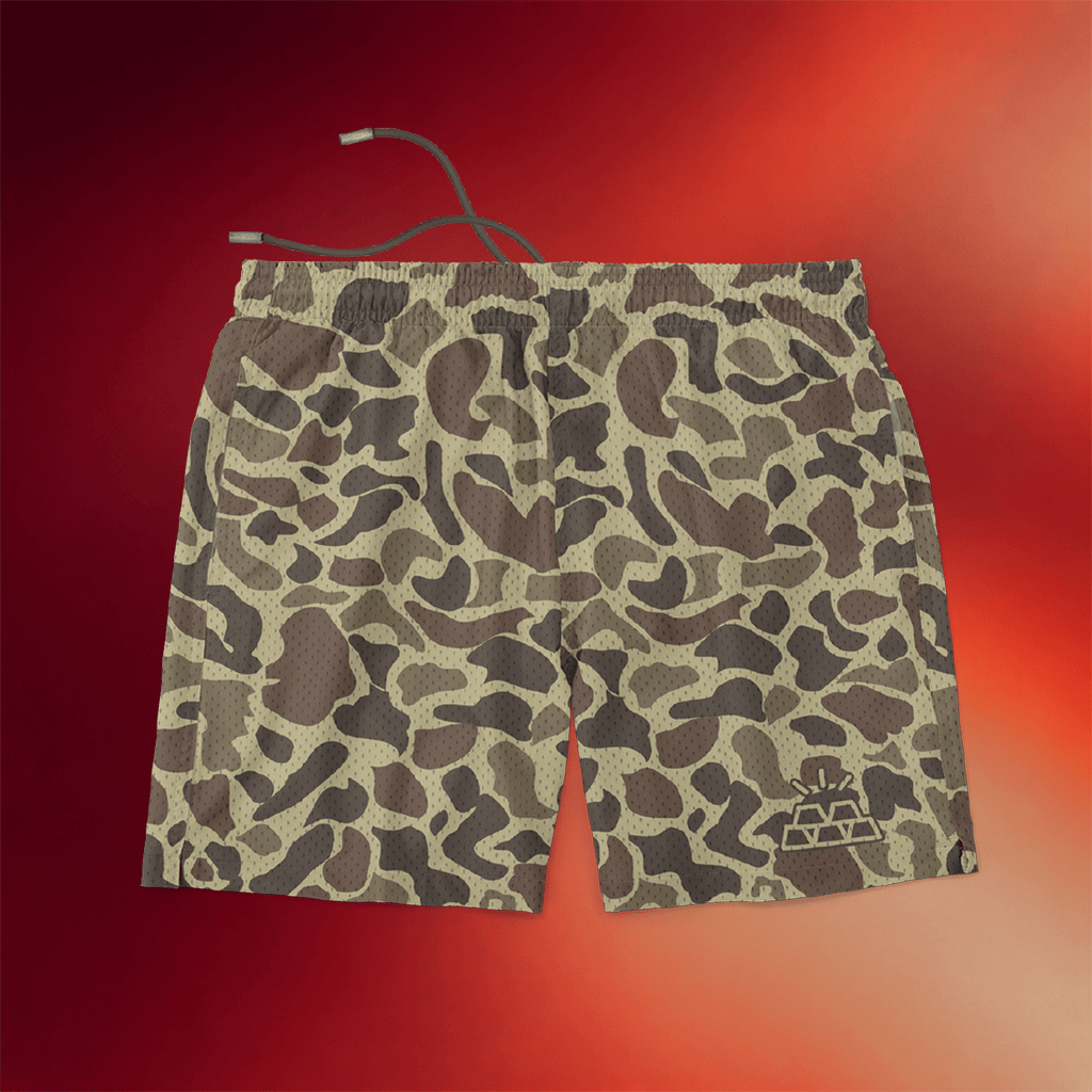 Goldset Merch 2026 Goldset Mesh Shorts Duck Camo Apparel Gifts For Boyfriend - Merchluma