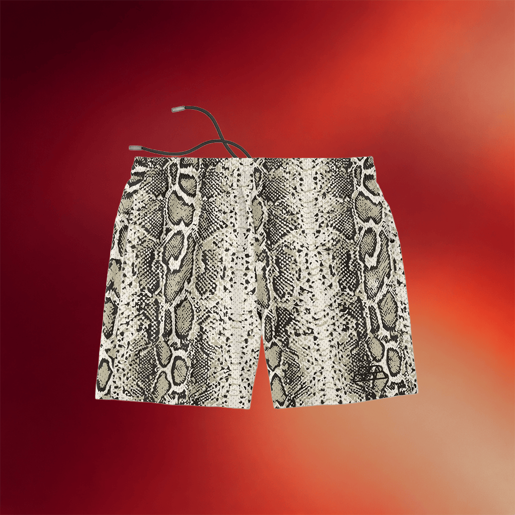 Goldset Merch 2026 Goldset Mesh Shorts Tan Rattlesnake Apparel Best Gifts For Boyfriend - Merchluma