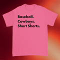 Garett Delano Merch 2026 Baseball Cowboys Short Shorts T-Shirt Unique Gifts For Besties - Merchluma