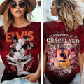 Elvis Presley Home Of Rock And Roll T-Shirt 2026 Elvis Presley Merch Gift For Music Fans - Merchluma