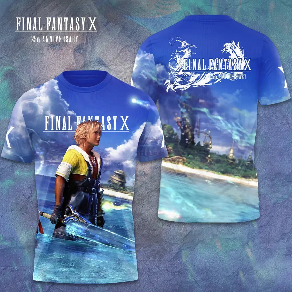 Final Fantasy X 25th Anniversary T-Shirt 2026 Final Fantasy X Merch Birthday Ideas For Gamers - Merchluma