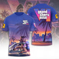 Grand Theft Auto VI Vice City 2026 T-Shirt GTA 6 Merch Gifts For Game Lover Present For BFF - Merchluma