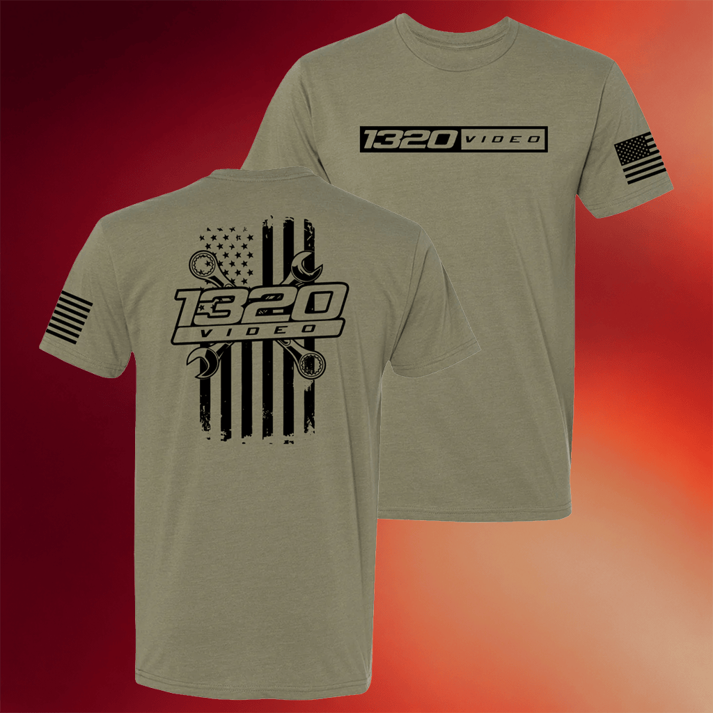 1320Video Merch 2026 American Flag T-Shirt Patriotic Shirt Special Present For Dad - Merchluma