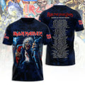 Iron Maiden Tour 2026 Merch Run For Your Lives Tour T-Shirt Gift For Heavy Metal Fans - Merchluma