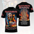 Iron Maiden Tour 2026 Merch Run For Your Lives World Tour T-Shirt Music Fan Shirt Gift For Fans - Merchluma