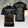 Iron Maiden Tour Merch 2026 IM Run For Your Lives World Tour T-Shirt Concert Fan Apparel - Merchluma