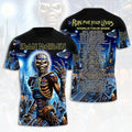 Iron Maiden Tour Merch 2026 Run For Your Lives World Tour T-Shirt Concert Fan Apparel - Merchluma