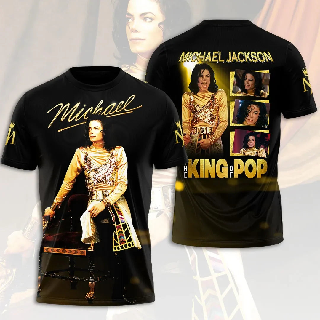 Michael Jackson The King Of Pop T-Shirt 2026 Michael Jackson Merch Gift Ideas For Fans - Merchluma