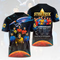 Star Trek 60th Anniversary Signature T-Shirt 2026 Star Trek Merch Gift For Sci Fi Movie Lover - Merchluma