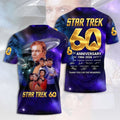 Star Trek 60th Anniversary T-Shirt 2026 Star Trek Merch Best Gift For Sci Fi Movie Lovers - Merchluma