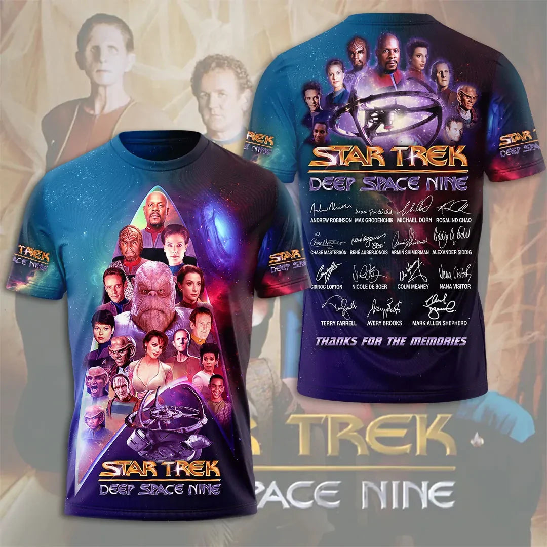 Star Trek Merch 2026 Star Trek Deep Space Nine T-Shirt Signed Gift For Movie Fans - Merchluma