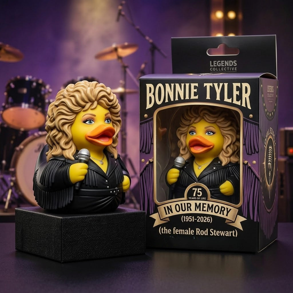 Bonnie Tyler 75 Years of Life In Our Memory 1951 2026 Duck Funko Pop Bonnie Tyler Merch - Merchluma