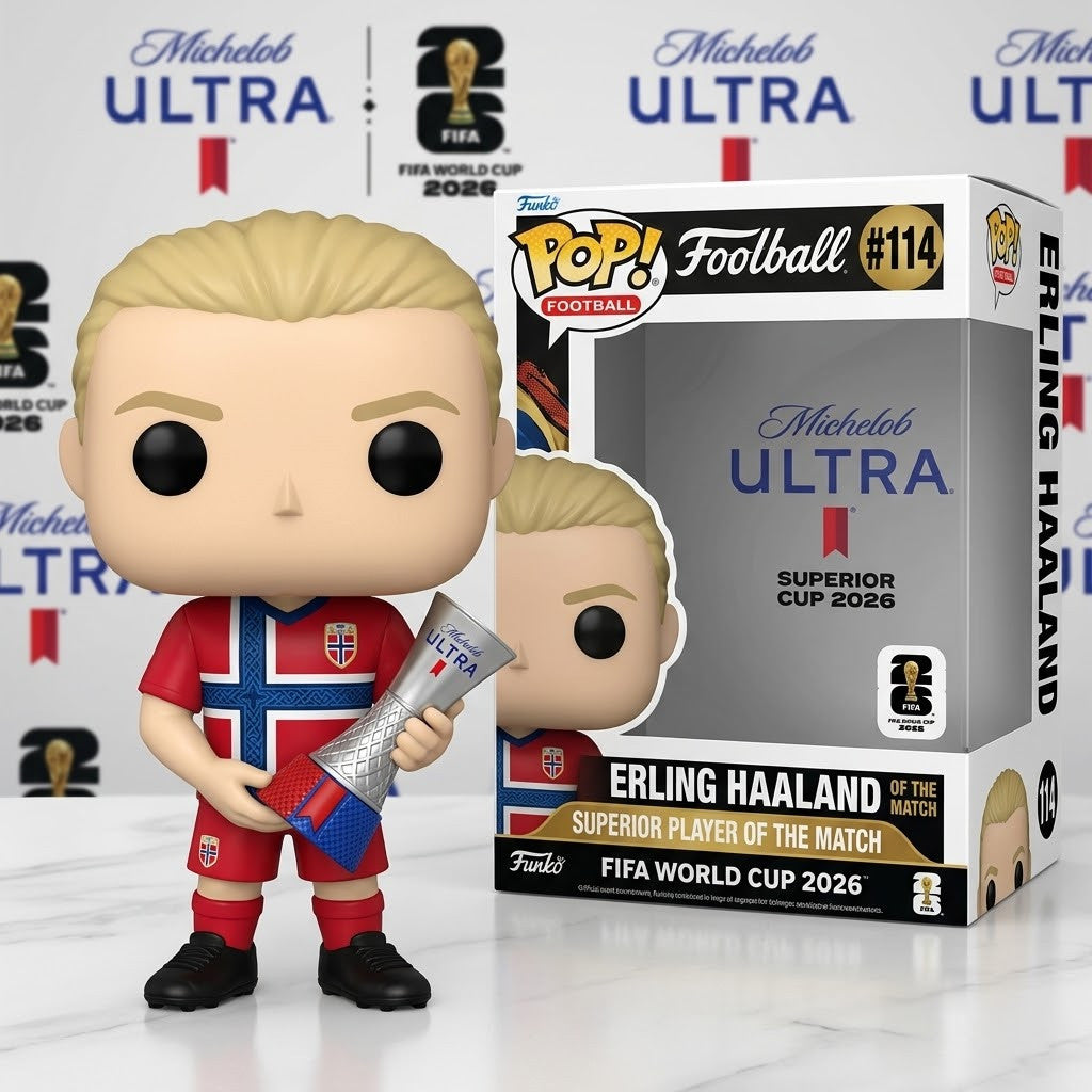 Erling Haaland FIFA World Cup 2026 Superior Player Of The Match Funko Pop Erling Haaland Merch - Merchluma
