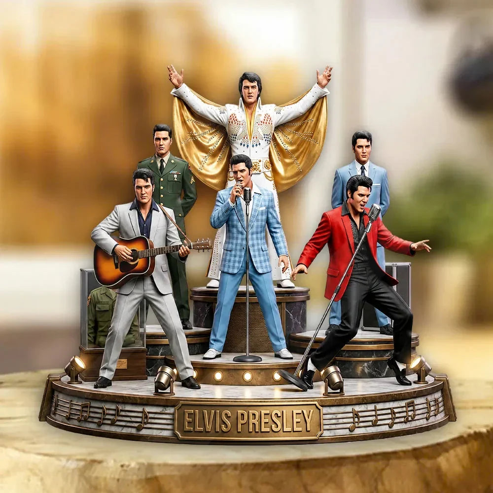 Elvis Presley 2026 King Of Rock N Roll Acrylic Plaque Elvis Presley Merch Present for Fans - Merchluma