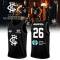 Carlton Blues 1926 Heritage AFL Black Jersey Carlton Blues Merch Best Gift For Husband - Merchluma