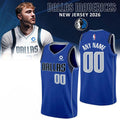 Personalized Dallas Mavericks 2026 New Blue Basketball Jersey Mavericks Merch Fan Gifts - Merchluma