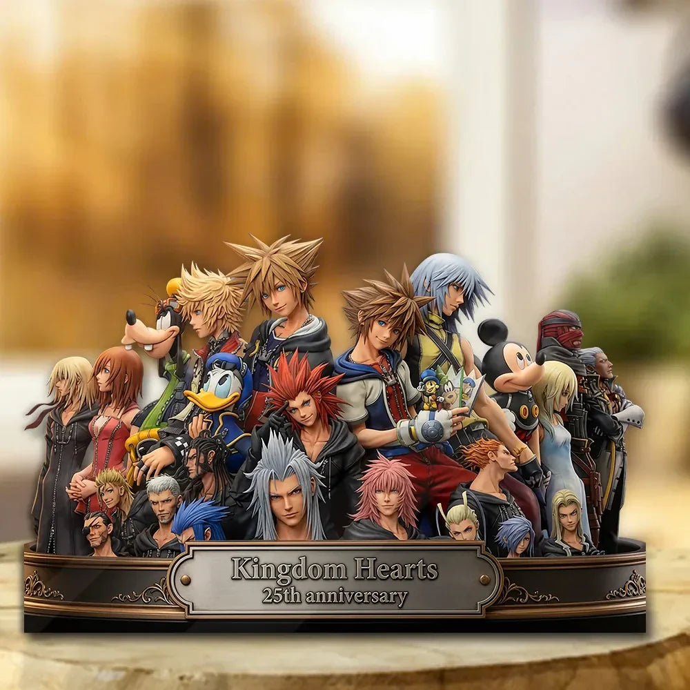 Kingdom Hearts 25th Anniversary Acrylic Plaque Kingdom Hearts Merch 2026 Gift For Gamer - Merchluma
