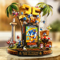 Sonic the Hedgehog 35th Anniversary Acrylic Plaque Sonic the Hedgehog Merch Display Decor Ideas - Merchluma