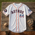 Yordan Alvarez Houston Astros USA Flag Number 44 Baseball Jersey Houston Astros Merch 2026 - Merchluma
