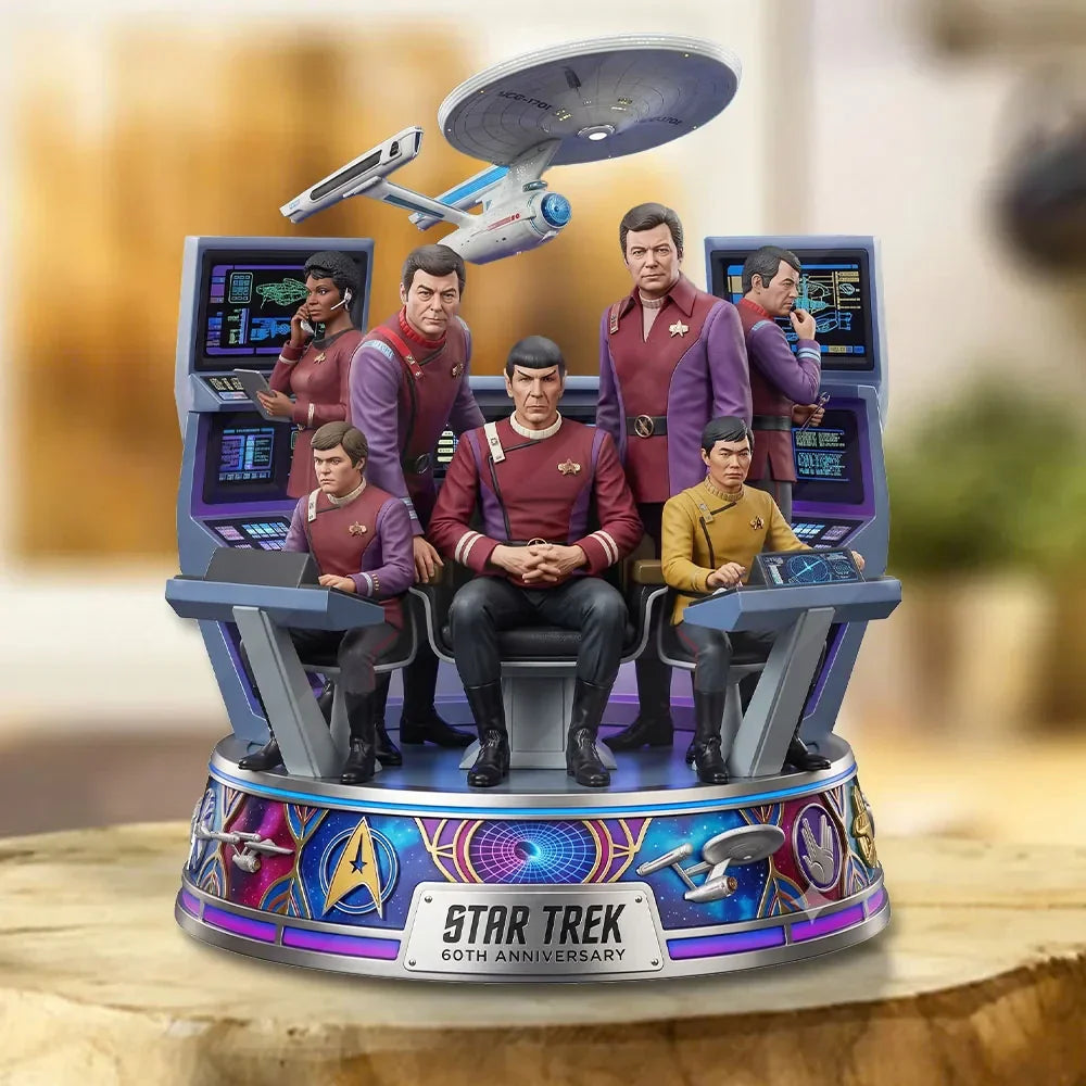 Star Trek 60th Anniversary Acrylic Plaque 2026 Star Trek Merch Best Gift For Lovers - Merchluma