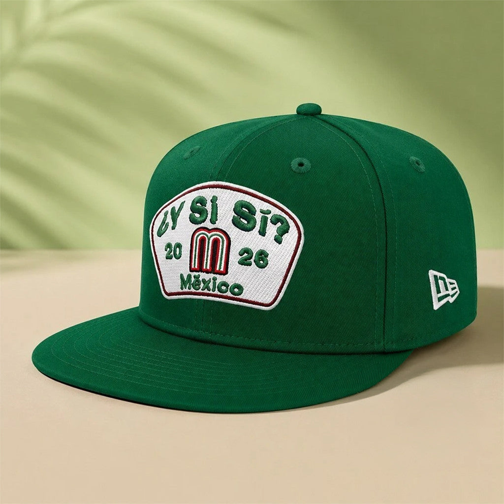 Mexico National Football Team Host Country Snapback Hat Embroidered Mexico World Cup 2026 Merch - Merchluma