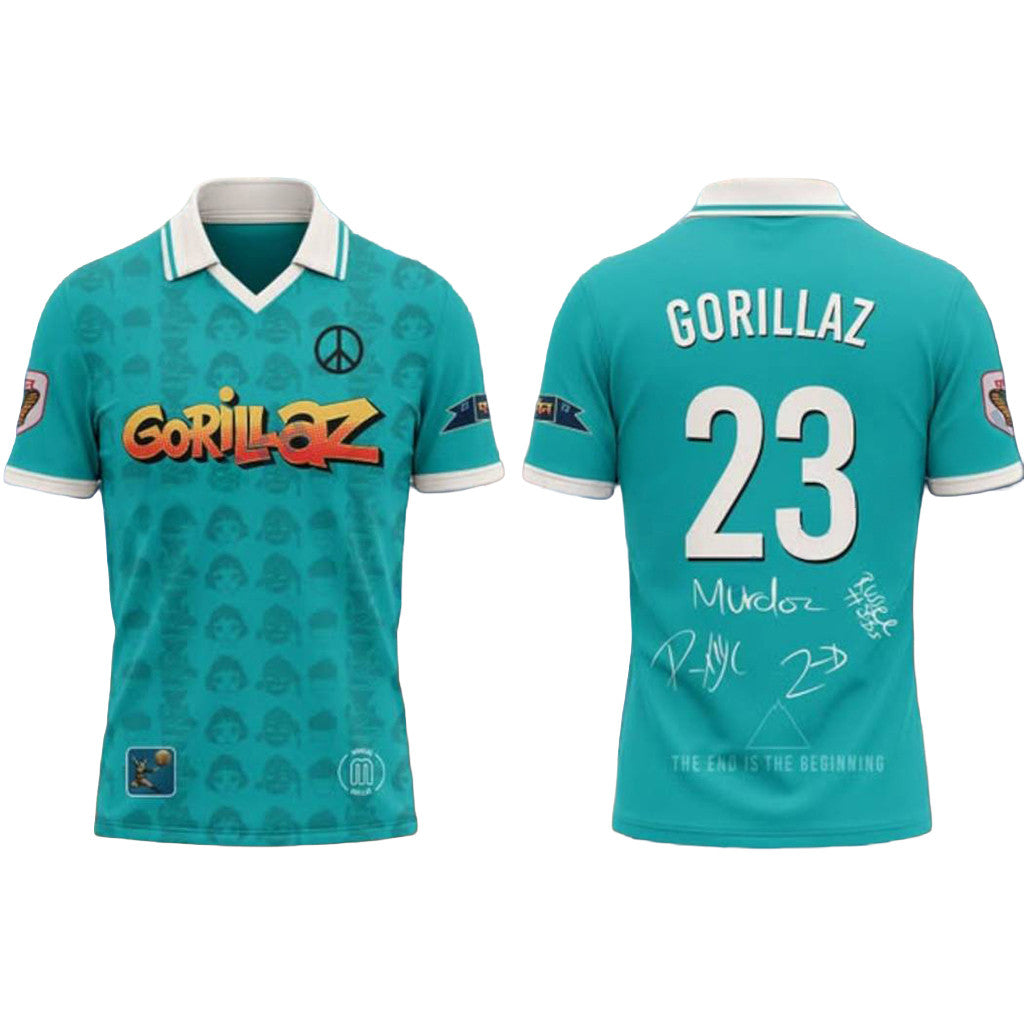 Gorillaz The Mountain Tour 2026 2027 V-Neck Jersey Signed Gorillaz Merch Gift For Fans - Merchluma