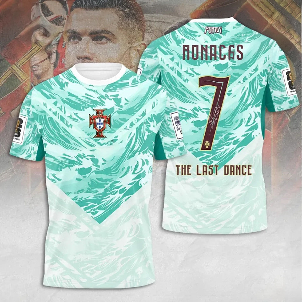 Cristiano Ronaldo Jersey Shirt Portugal World Cup 2026 Merch CR7 The Last Dance Home Jersey - Merchluma
