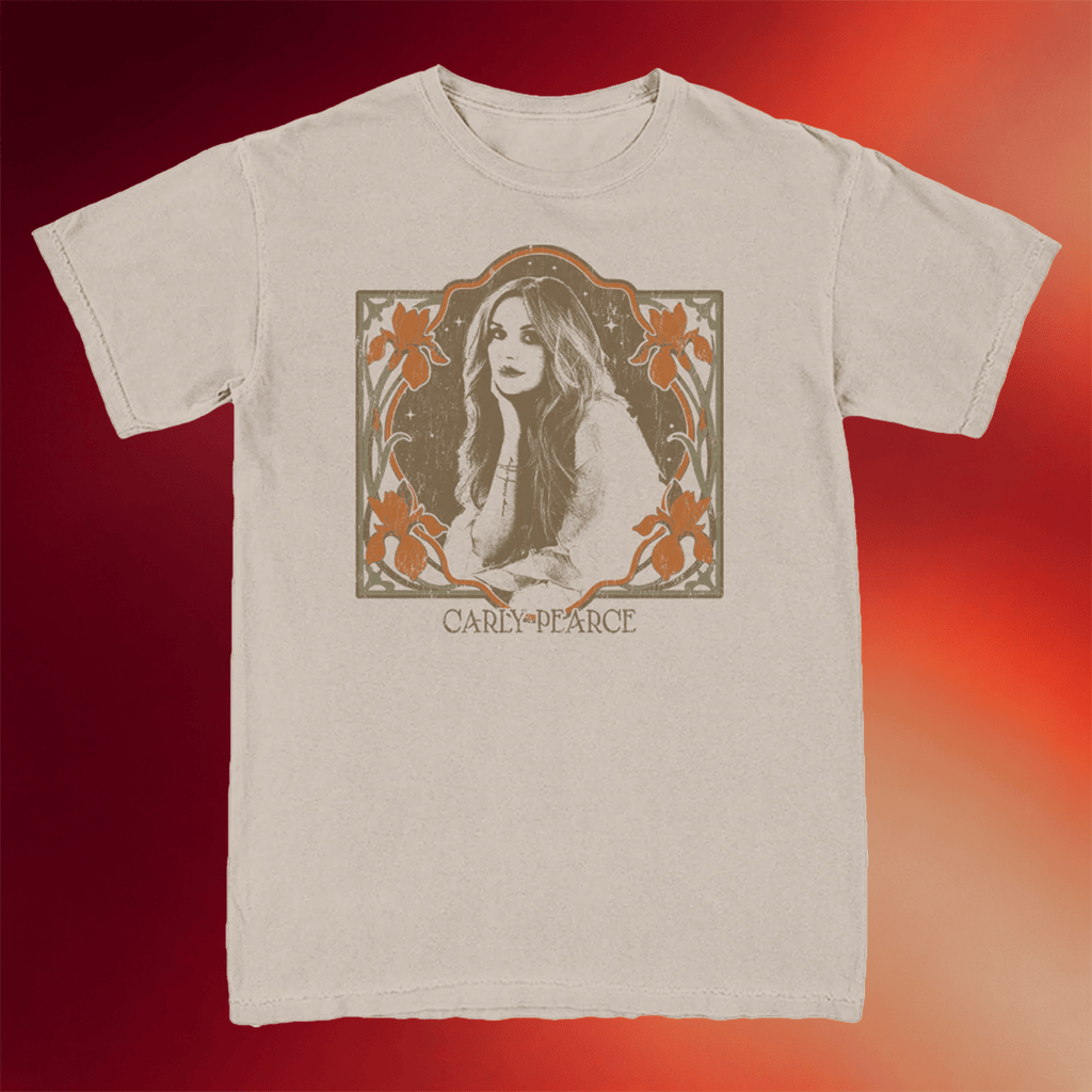 Carly Pearce Merch 2026 Floral Photo T-Shirt Best Gifts For Country Music Fans - Merchluma