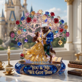Personalized Beauty And The Beast Fairy Tale Dancing Couple Acrylic Plaque Gifts For Couple - Merchluma