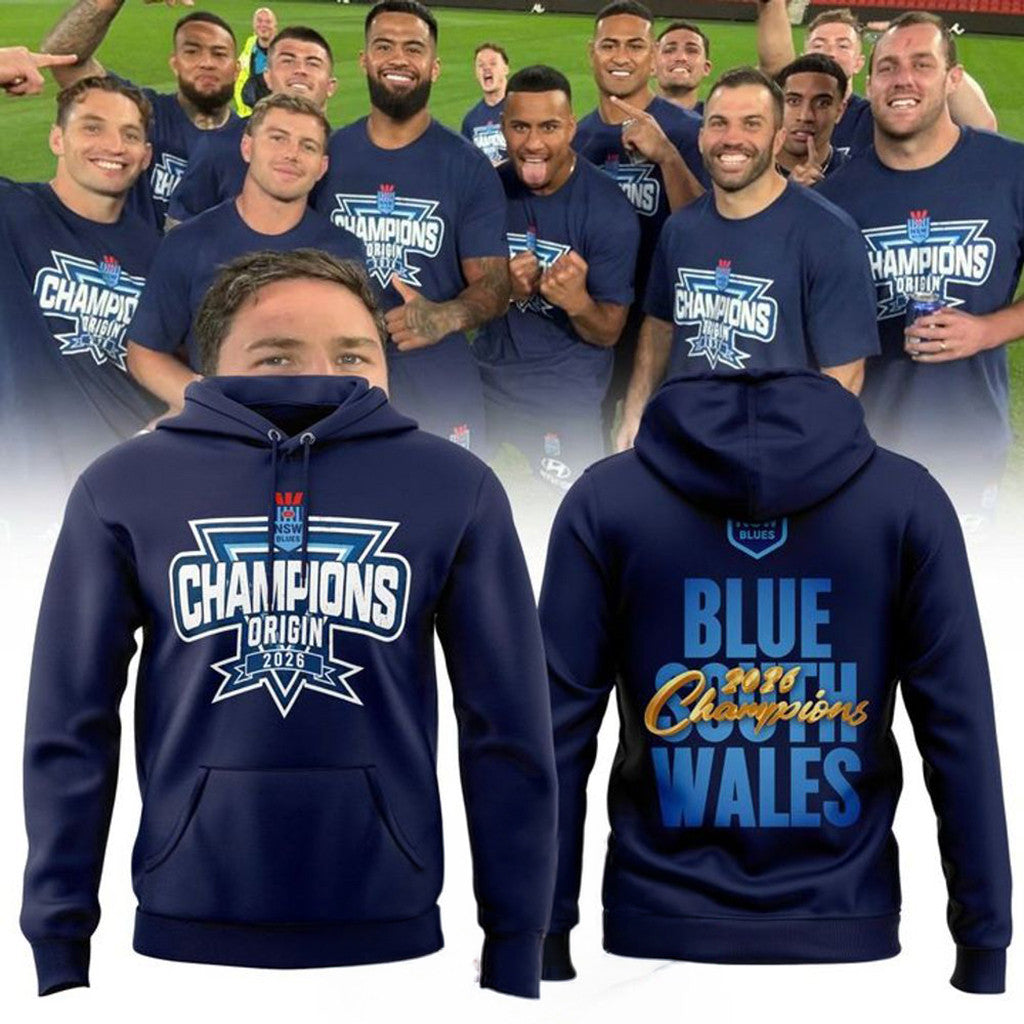 NSW Blues 2026 State Of Origin Champions Special Hoodie NSW Blues Merch Gift For Fans - Merchluma
