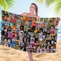 Elvis Presley Discography Beach Towel 2026 Elvis Presley Merch Present For Music Lover - Merchluma