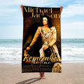 Michael Jackson Remember The Time Beach Towel 2026 Michael Jackson Merch Gift For Fans - Merchluma