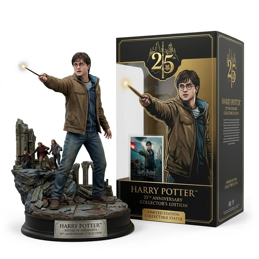Harry Potter Battle Of Hogwarts 25Th Anniversary Acrylic Plaque Harry Potter Merch Gift For Fans - Merchluma