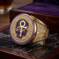 Prince Symbol Purple Stainless Steel Ring 2026 Prince Merch Gift For Music Lovers - Merchluma