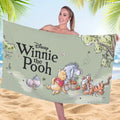 Winnie-the-Pooh 100th Anniversary Beach Towel 2026 Winnie-the-Pooh Merch Great Summer Gifts - Merchluma